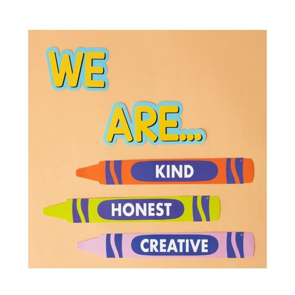 NEW Crayola Brand Welcome Décor Kit – Classroom or Club – 41 Pieces - Picture 3 of 3